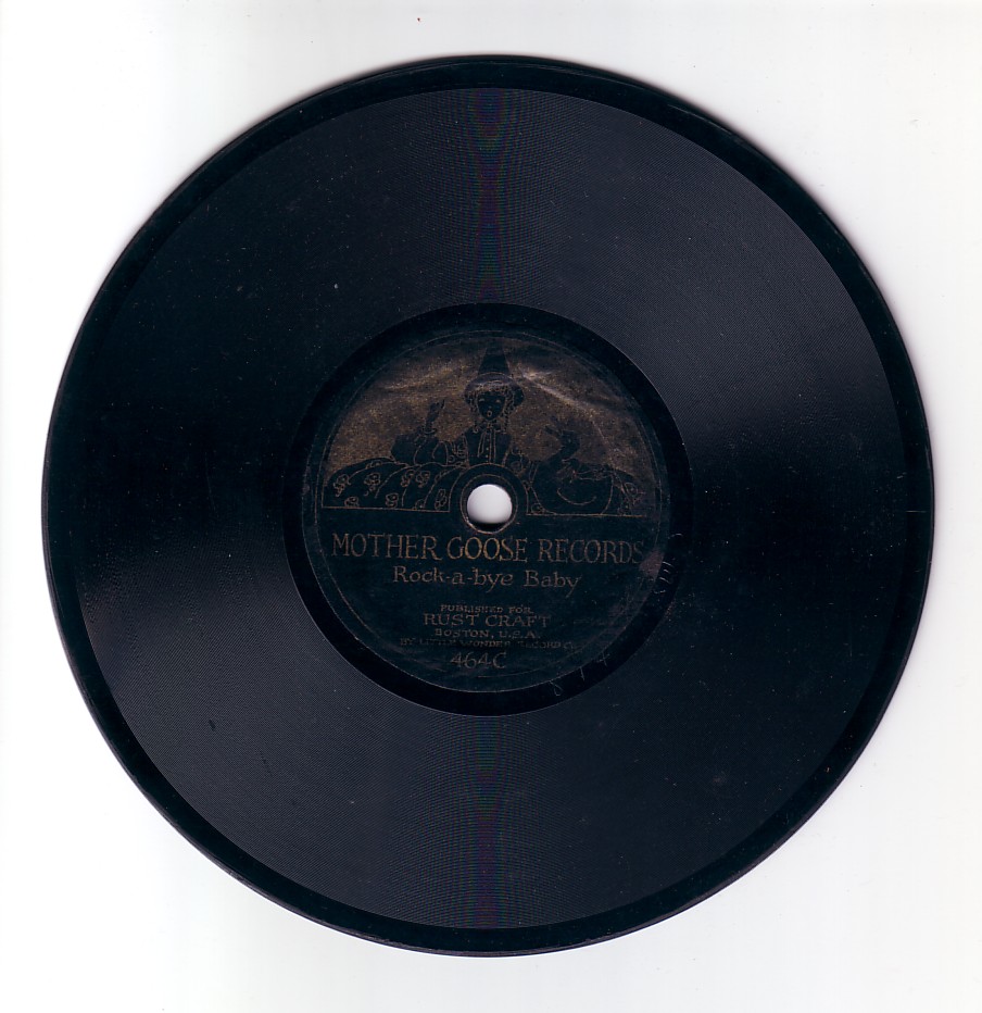 Mother Goose Record "Rock-a-bye Baby" 464-C