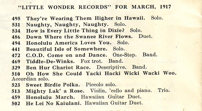 The Tuneful Yankee listing
