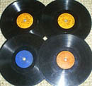 Loose colored-label Bubble Book records